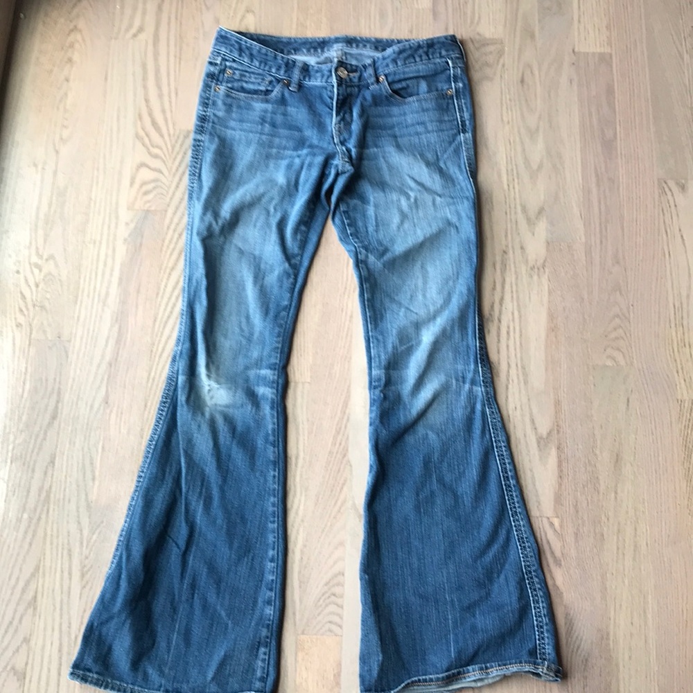 Express bell bottom jeans